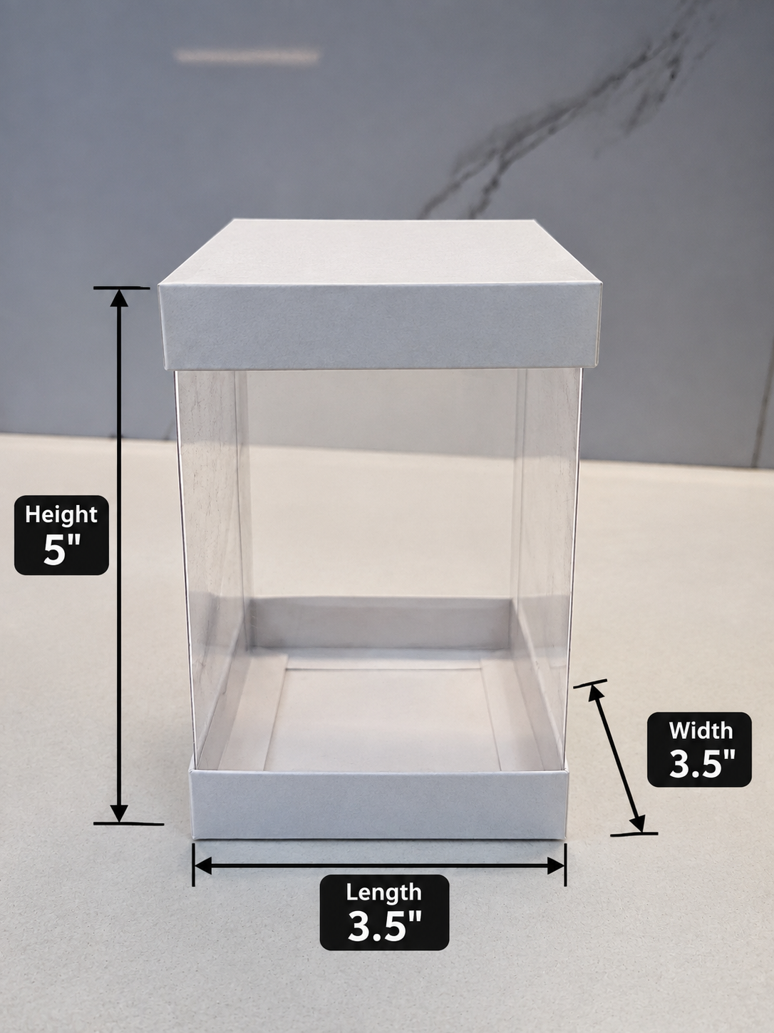 Pvc box for jar candle